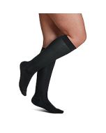 Small Image Sigvaris Womens Sea Island 151C Navy Knee-High Compression Socks