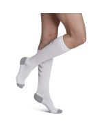 Sigvaris Athletic Recovery 401 White Compression Sock 15-20 mmHg small image