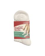 Leader White Diabetic Ankle Sock small image