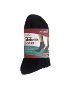Leader Black Diabetic Ankle Sock small image