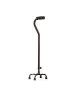 Nova Medical Small Base Quad Cane in Black-small
