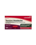 Small Image Leader Acetaminophen Tension Headache Relief Caplets - 100 Count