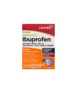 Small Image Leader Junior Strength Chewable Ibuprofen Tablets - Grape Flavored