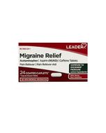 Leader Migraine Relief - 24 Count of Coated Caplets small image