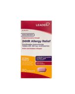 Small Image Leader 24-Hour Non-Drowsy Allergy Relief Tablets - 180mg Tablets