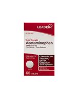 Leader Extra Strength Acetaminophen - 60 Count of 500mg Tablets small image