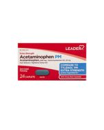 Small Image Leader Acetaminophen PM Caplets 500Mg - 24Ct
