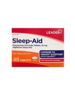 Small Image Leader Sleep Aid Tablets - 48 Count