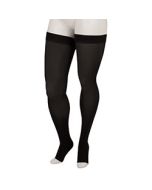 Juzo Basic Black Open Toe Thigh High Compression Sock 4410AGSBSH10 Size IV Short small image