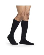 Sigvaris Black Eversoft Diabetic Compression Socks 8-20 mmHg 160 small image