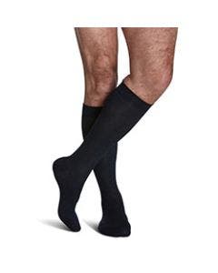 Sigvaris Mens Sea Island 191C Navy Knee-High Compression Socks 15-20 mmHg small image
