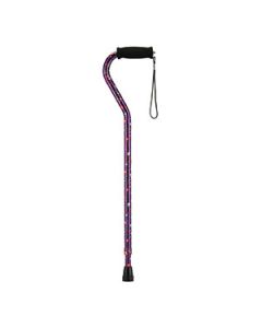 Nova Medical Purple Bliss Offset Walking Cane
