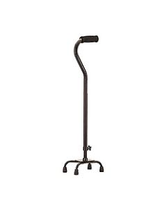 Nova Medical Small Base Quad Cane in Black-small