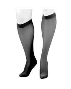 Juzo Sheer Black Closed Toe Knee High Compression Sock 15-20 mmHg 2100ADFF10