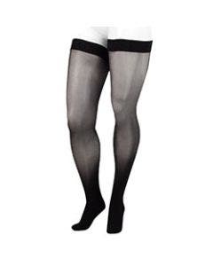 Juzo Sheer Black Thigh High Compression Sock 2100AGFFSBSH10 Size I Short small image