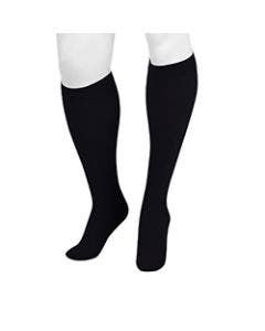 Juzo Soft Black Knee High Compression Sock w/ Silicone Border small image