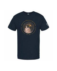 Mayo Clinic Peregrine Falcon Program Soft Touch Adult T-Shirt sm image