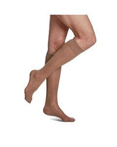 Sigvaris Women's 120C Taupe Closed Toe Compression Sock small image