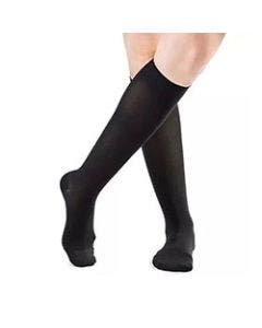 Sigvaris Women's Black Opaque Calf Socks 20-30 mmHg 842C small image