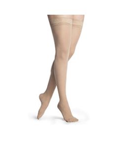 Sigvaris Beige Medium Sheer Thigh High Compression Stockings 20-30 mmHg 752N small image