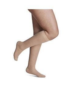 Sigvaris Women's Sheer 781C Warm Sand Closed Toe Knee High Compression Sock Medium Long small image