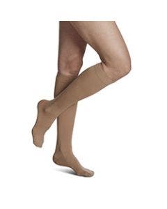Sigvaris Women's Soft 841C Nude Closed Toe Knee High Compression Sock  small image