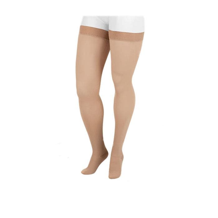 Thigh high stockings for short legs discount